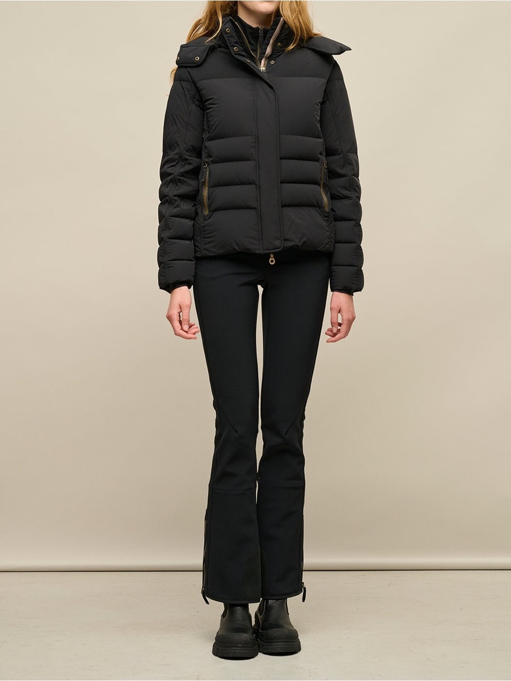 Frauenschuh Christie Ski Pants Black Size 0 Long Fleece Lined Outdoor Winter